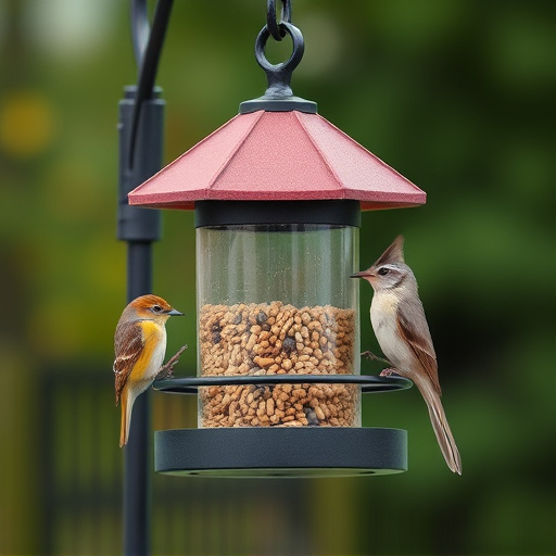 Sturdy bird feeder with anti-squirrel design