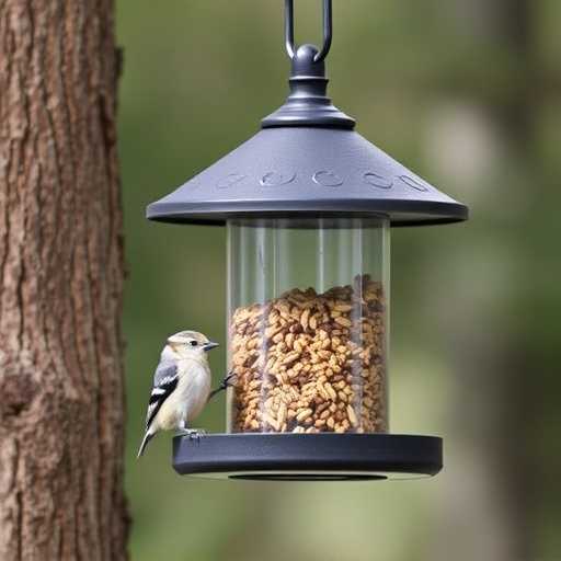 Sturdy bird feeder with anti-squirrel design