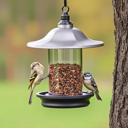 Sturdy bird feeder with anti-squirrel design