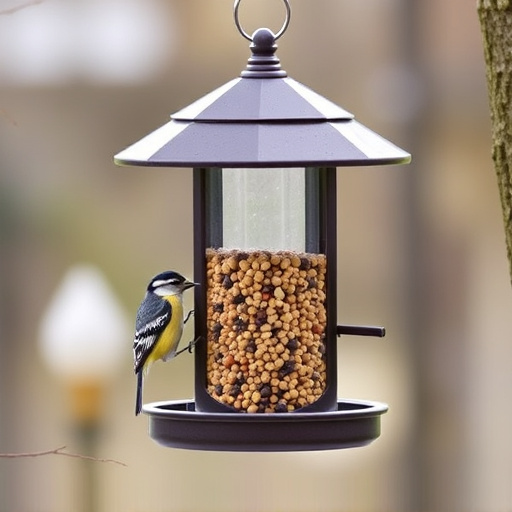 Sturdy bird feeder with anti-squirrel design