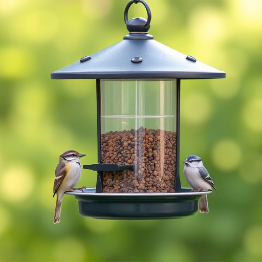 Sturdy bird feeder with anti-squirrel design