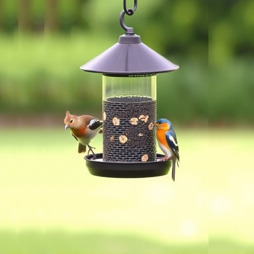 Sturdy bird feeder with anti-squirrel design