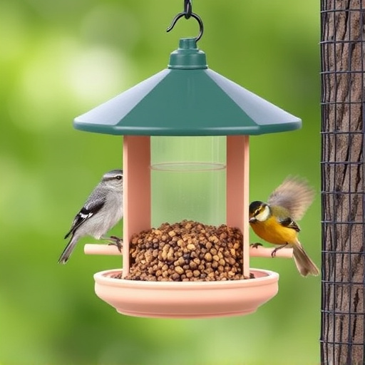 Sturdy bird feeder with anti-squirrel design