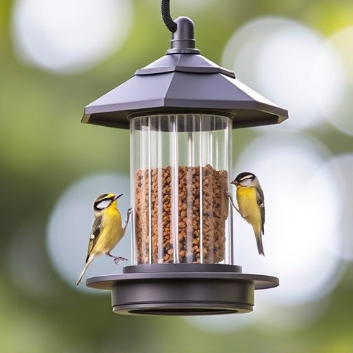 Sturdy bird feeder with anti-squirrel design