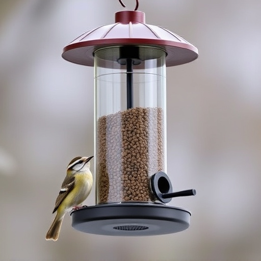 Sturdy bird feeder with anti-squirrel design