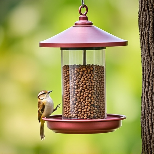 Sturdy bird feeder with anti-squirrel design