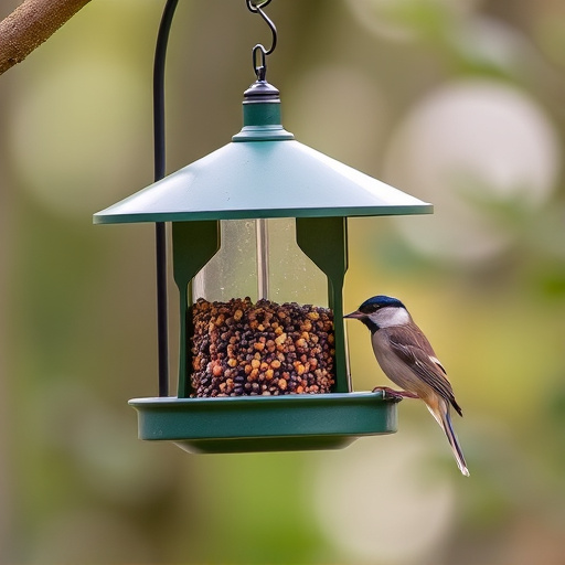 Sturdy bird feeder with anti-squirrel design