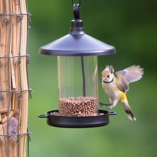 Sturdy bird feeder with anti-squirrel design