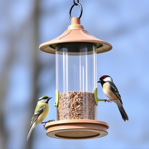 Sturdy bird feeder with anti-squirrel design