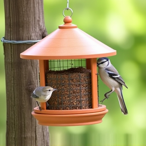 Sturdy bird feeder with anti-squirrel design