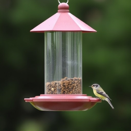 Sturdy bird feeder with anti-squirrel design