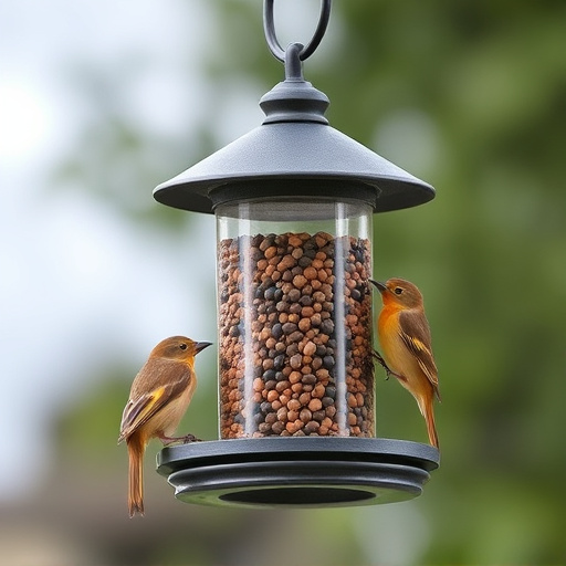 Sturdy bird feeder with anti-squirrel design