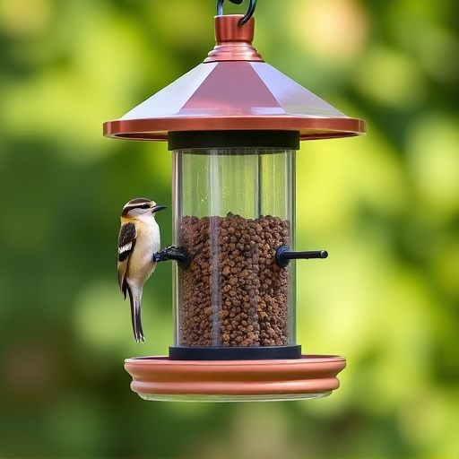 Sturdy bird feeder with anti-squirrel design
