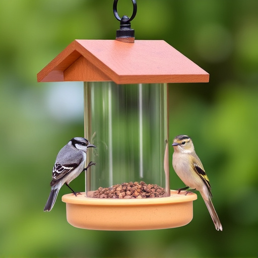 Sturdy bird feeder with anti-squirrel design