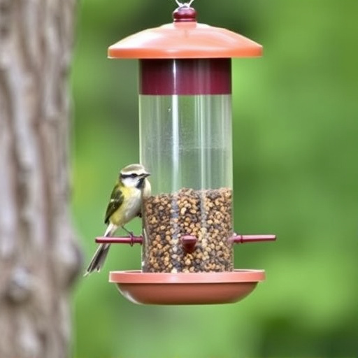 Sturdy bird feeder with anti-squirrel design