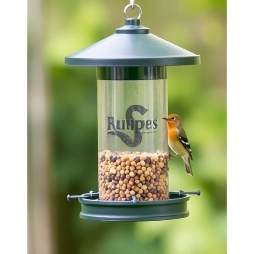 Sturdy bird feeder with anti-squirrel design