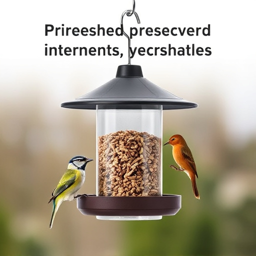 Sturdy bird feeder with anti-squirrel design