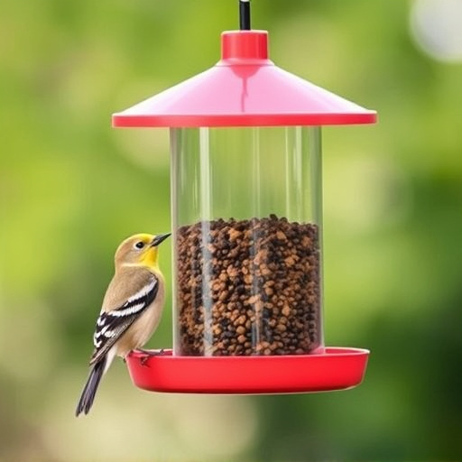 Sturdy bird feeder with anti-squirrel design