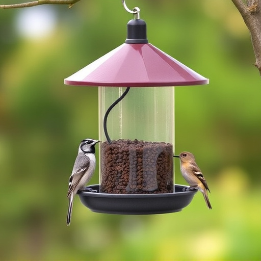 Sturdy bird feeder with anti-squirrel design