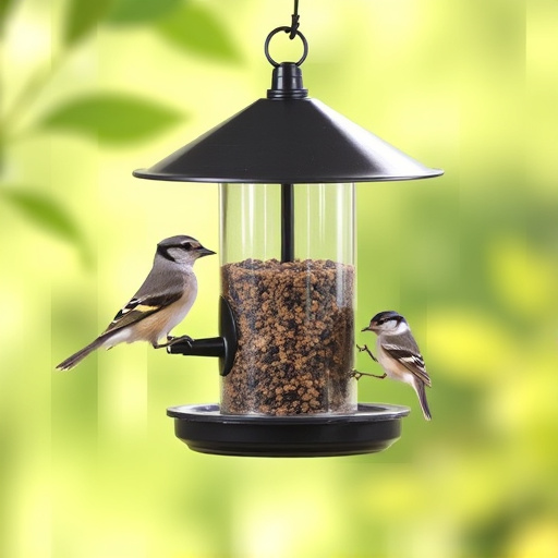 Sturdy bird feeder with anti-squirrel design