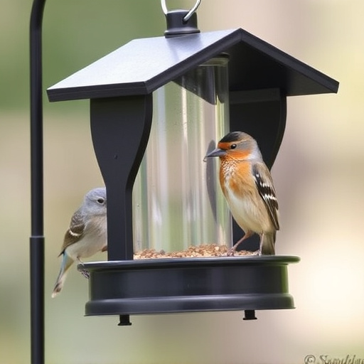 Sturdy bird feeder with anti-squirrel design