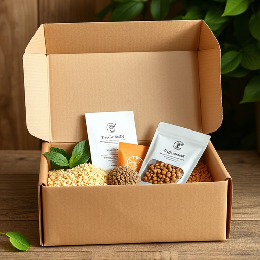 Subscription box with seeds and pellets