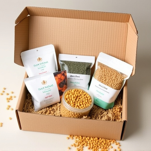 Subscription box with seeds and pellets