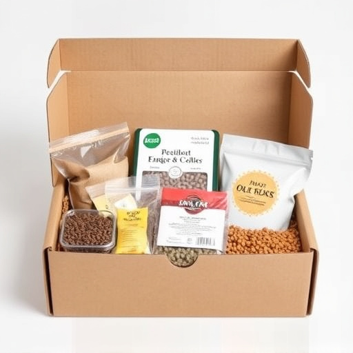 Subscription box with seeds and pellets