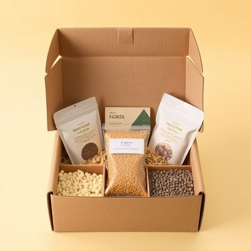 Subscription box with seeds and pellets