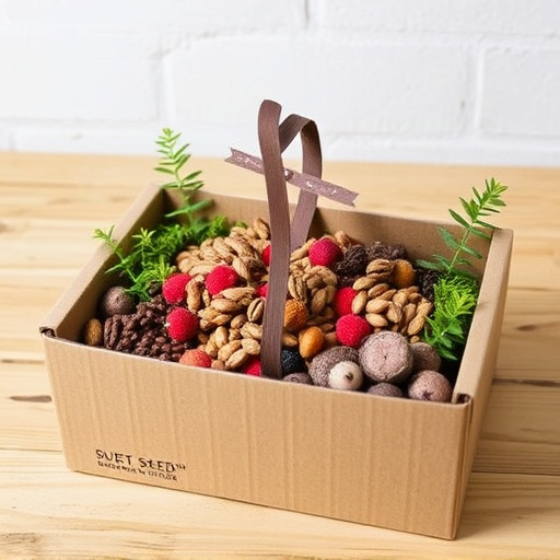Suet and seed mix in delivery box