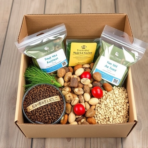 Suet and seed mix in delivery box