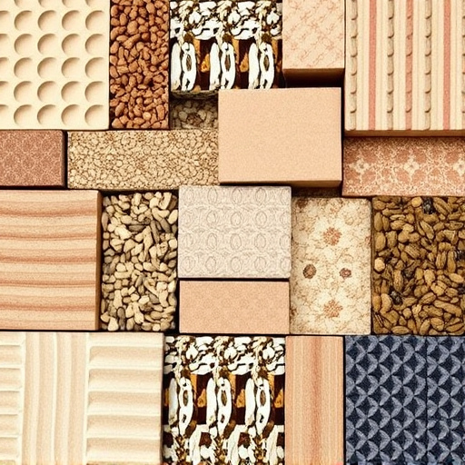 Suet blocks and seed mix displayed