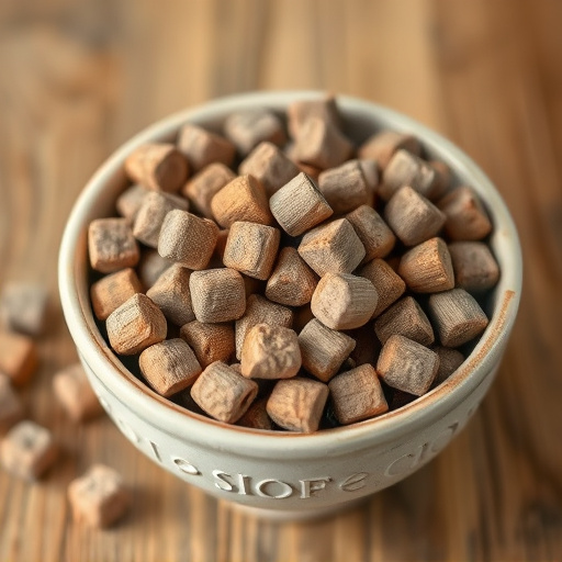 Suet pellets in a ceramic bowl
