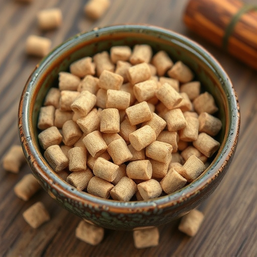 Suet pellets in a ceramic bowl