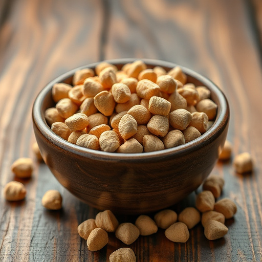 Suet pellets in a ceramic bowl
