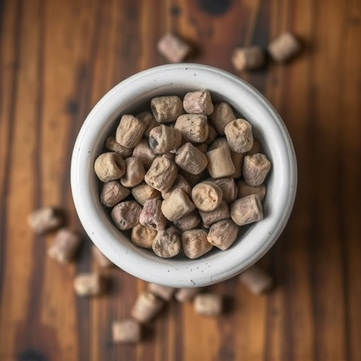 Suet pellets in a ceramic bowl
