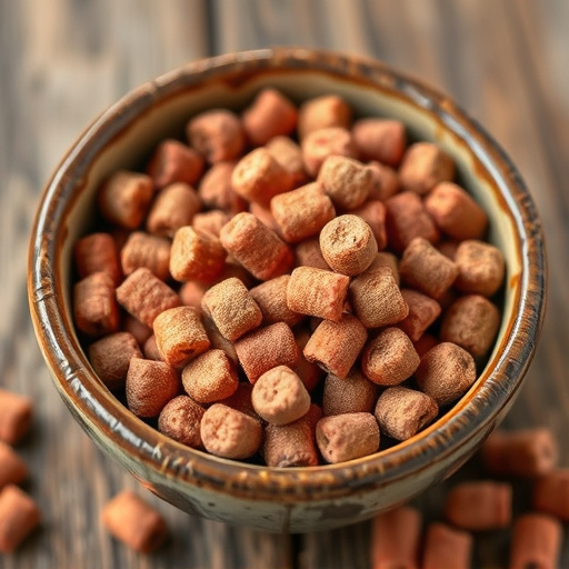 Suet pellets in a ceramic bowl