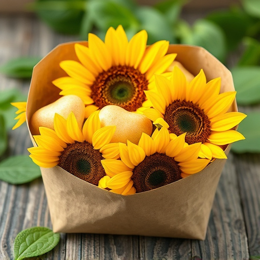 Sunflower hearts in eco packaging