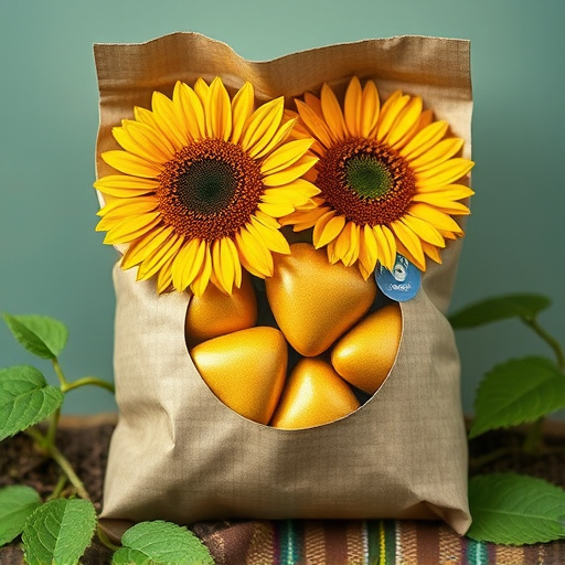 Sunflower hearts in eco packaging
