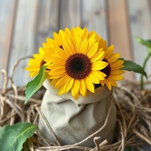 sunflower hearts in paper sack