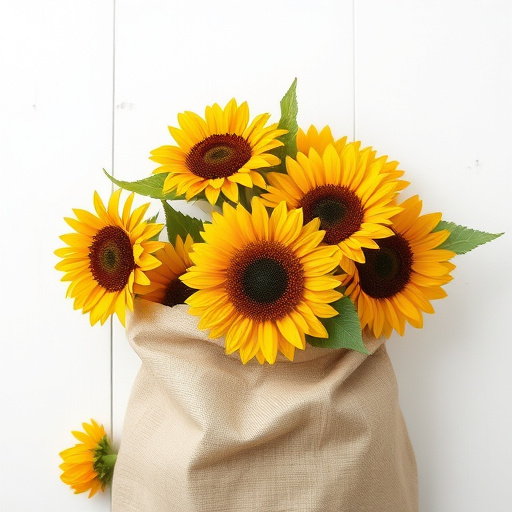 sunflower hearts in paper sack