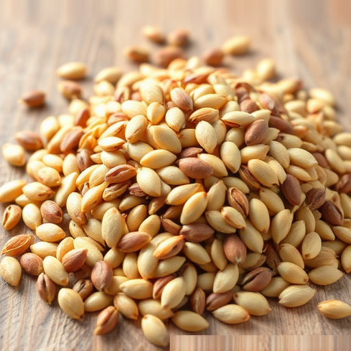 Sunflower seeds and grains mix