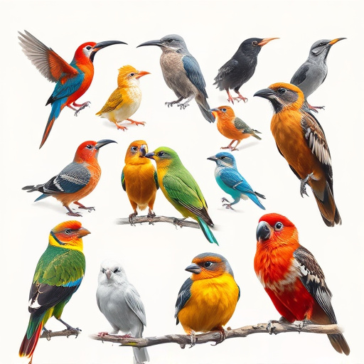 Variety of bird