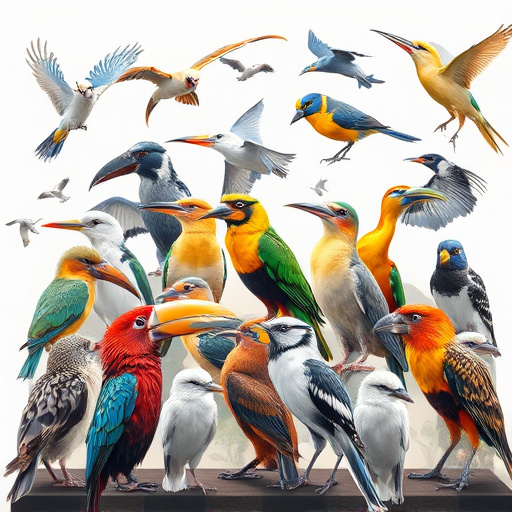 Variety of bird