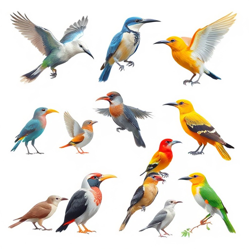Variety of bird
