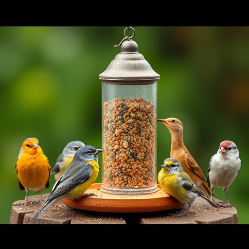 Variety of bird feed on website
