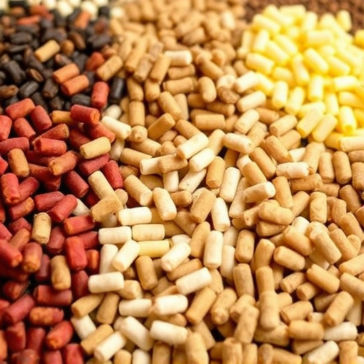Variety of suet pellet flavours displayed