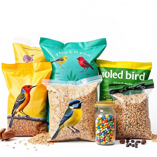 Variety of wild bird seed bags