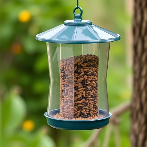 Waterproof feeder with seed storage