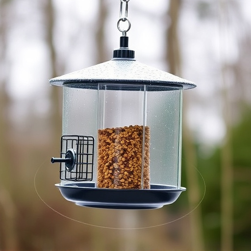 Waterproof feeder with seed storage